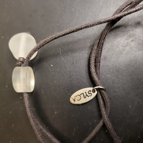 Silca Designs Necklace Acrylic and Cord - Picture 3 of 7